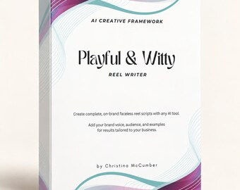 Faceless Reel Script Writer, Playful Witty Instagram Content Tool, AI Content Framework