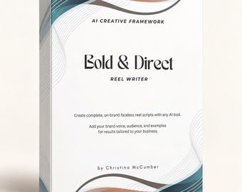 Faceless Reel Script Writer, Bold and Direct Instagram Content Tool, AI Content Framework