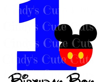Download Mickey mouse birthday svg | Etsy