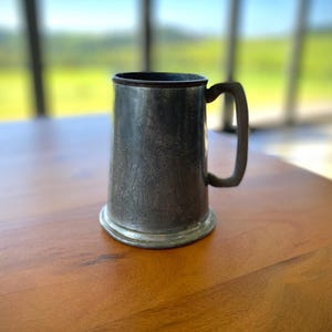 Antique Sheffield England Pewter Memorabilia Bowling Cup Trophy