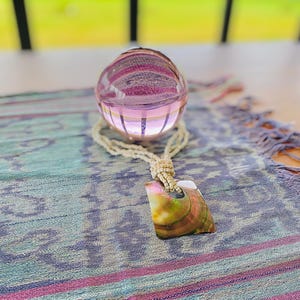 Vintage Handmade Bold Mother of Pearl Necklace