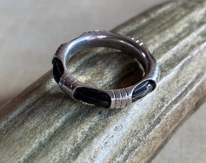 Vintage Georgian Style Rare Collectable Stacking Band Ring