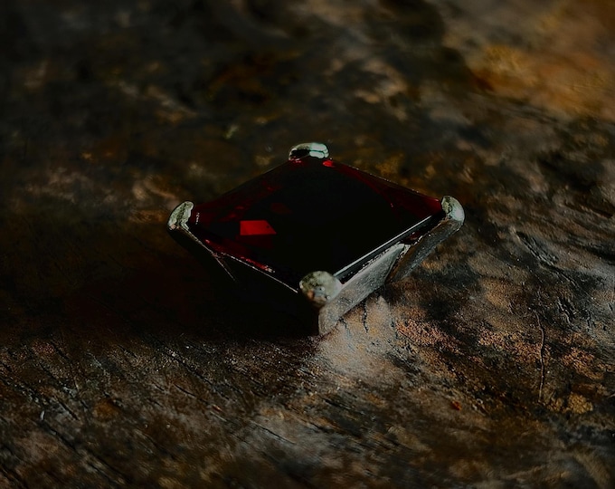 Handmade Natural Red Garnet Pendant
