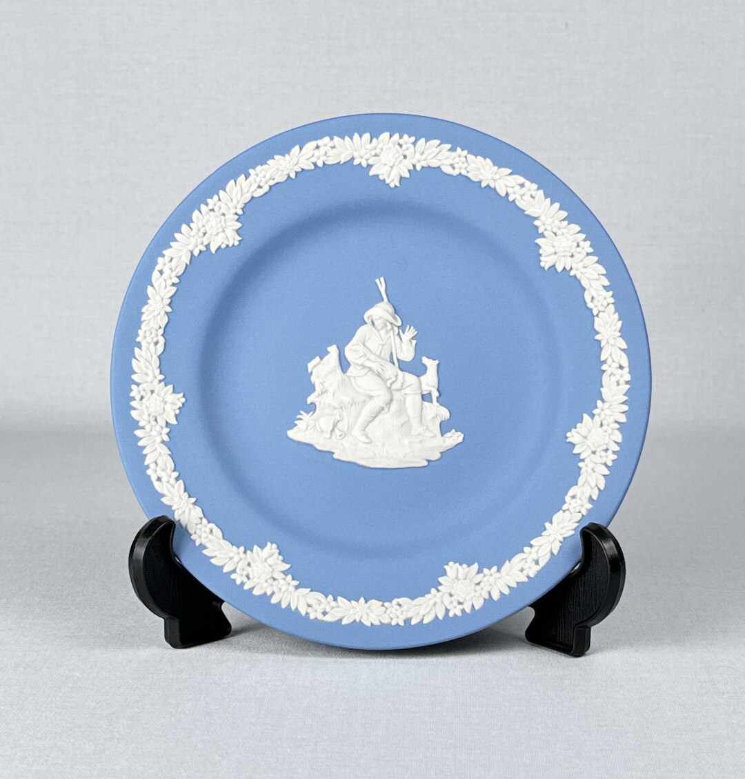 Rare Vintage WEDGWOOD COLLECTORS SOCIETY Jasperware Bourbonnaise ...