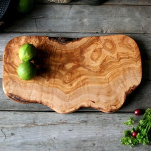 Cutting board, olive wood, rustic, wedding gift, gift, cooking board, presentation board , gift for him , gift for her