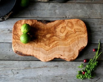 Cutting board, olive wood, rustic, wedding gift, gift, cooking board, presentation board , gift for him , gift for her