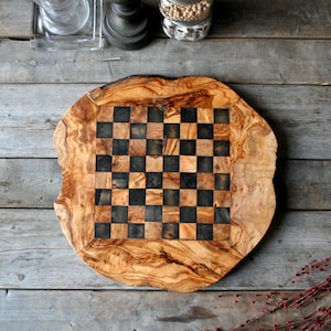 Chess set, wooden chess board, chess board, wood chess board, checker board, christmas gift, gift for him, gift for her, cottage gift