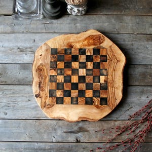 Chess board, chess, chess set, wooden chess board, checker board, christmas gift, birthday gift, gift for him, gift for her, gift