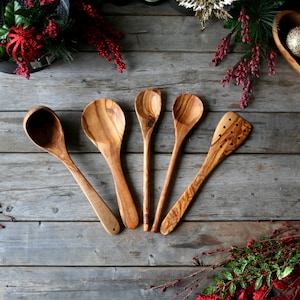 houten gebruiksvoorwerpen, houten gebruiksvoorwerpen, houten lepel, houten spatel, kerstcadeau, cadeau voor haar, cadeau voor hem, cadeau