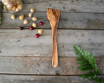 Spatule en bois , spatule cuisine , ustensile , cadeau pour lui , cadeau pour elle