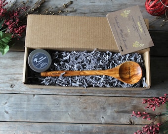 Cuchara de madera, Cuchara con monograma, Regalo para papá, Cuchara personalizada, Regalo de Navidad, Regalo de bodas, Regalo para él