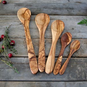 wooden spoons, wooden utensils, Wood spoon, wooden utensils set, wooden spoons set, utensils, cooking spoon, olive Wood,