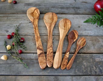 wooden spoons, wooden utensils, Wood spoon, wooden utensils set, wooden spoons set, utensils, cooking spoon, olive Wood,