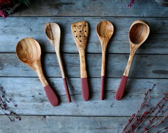 Personalized wooden spoon, wooden utensils, wood utensils,  personalized utensil, christmas gift, gift for her, cooking spoon, gift