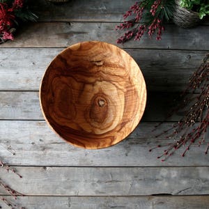 Salad wooden bowl, wooden bowl, wood bowl, salad bowl, soup bowl, Christmas gift, gift for her, gift for him, kitchen gift, gift
