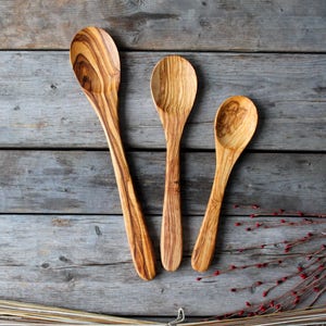 wooden spoon, Wood spoon, cooking spoon,  wooden utensil, birthday gift, christmas  gift, gift for her,  kitchen gift, olive Wood, gift