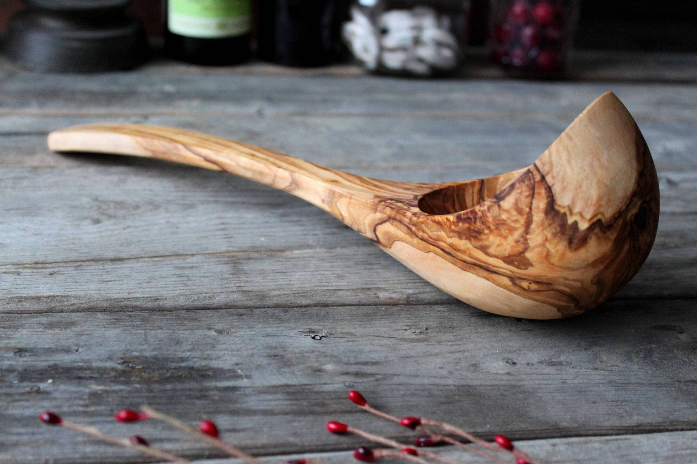 Olive Wood Soup Ladle 10 – Patrida Imports