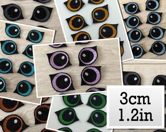 1 Juego 2 piezas dibujos animados ojos redondos negros 55 x - Etsy España 1 Juego 2 piezas dibujos animados ojos redondos negros 55 x - Etsy España