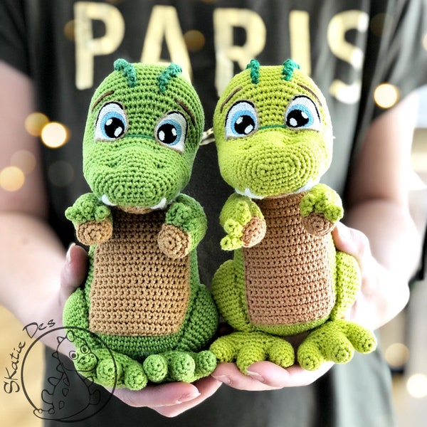 Häkelanleitung Krokodil Lionel Amigurumi Krokodil