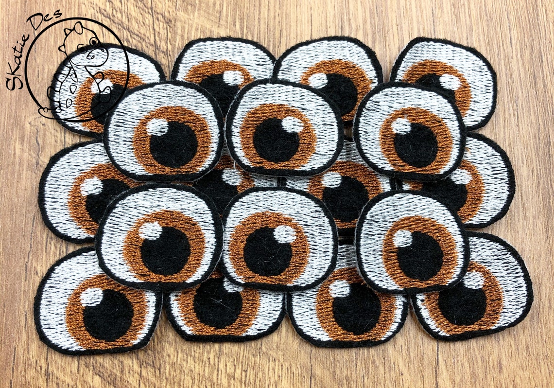 Embroidery Eyes With White Sparkle 25cm for Crochet Toys Sewn Etsy