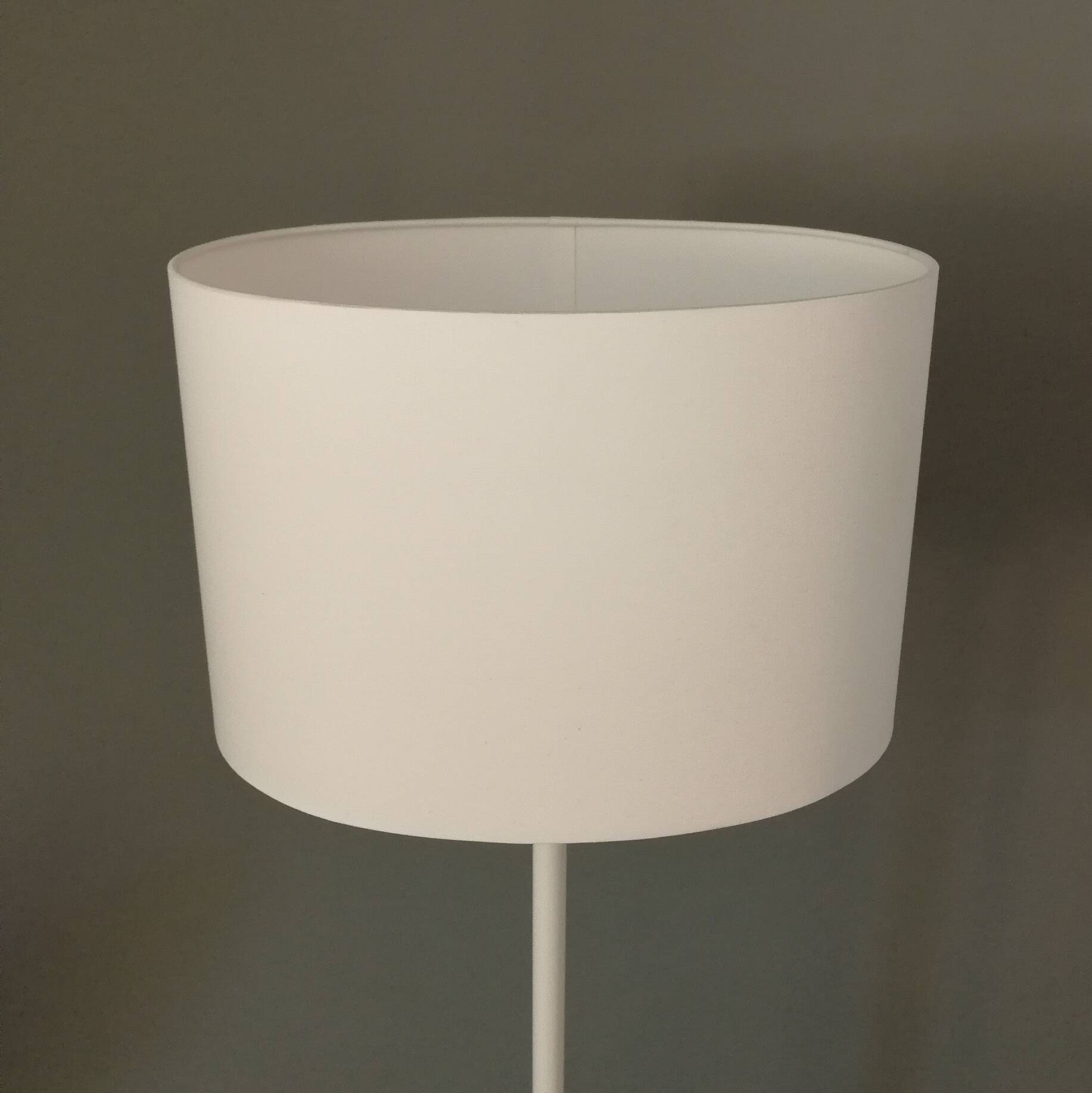 Abat Jour Ovale 30 X 20 cm Uni Couleurs Au Choix en Coton Pour Pied de Lampe Blanc Beige Jaune Orang