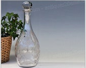 Wine decanter in Baccarat crystal, Fontenay model Art Deco