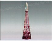 Large wine carafe in Baccarat crystal Lagny model