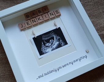 baby scan personalised gifts
