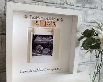 Baby scan photo frame | New parent gift | Pregnancy present