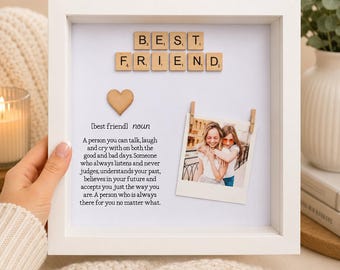 Best friend definition photo frame | birthday gift | Christmas gift