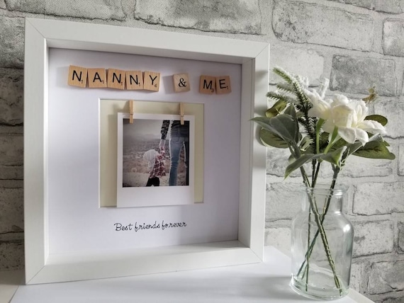 Photo frame 'Nanny & me', best friends forever', Mothers day, Grandparents day, Christmas gift, birthday gift