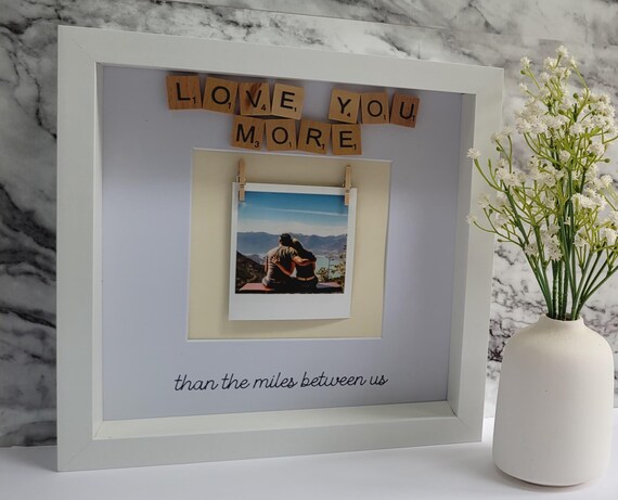 Long Distance Relationship Gift Valentine's Day Photo Frame