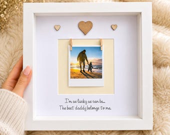 Personalised Daddy Photo Frame Gift | Father’s Day present | Child Gift to dad