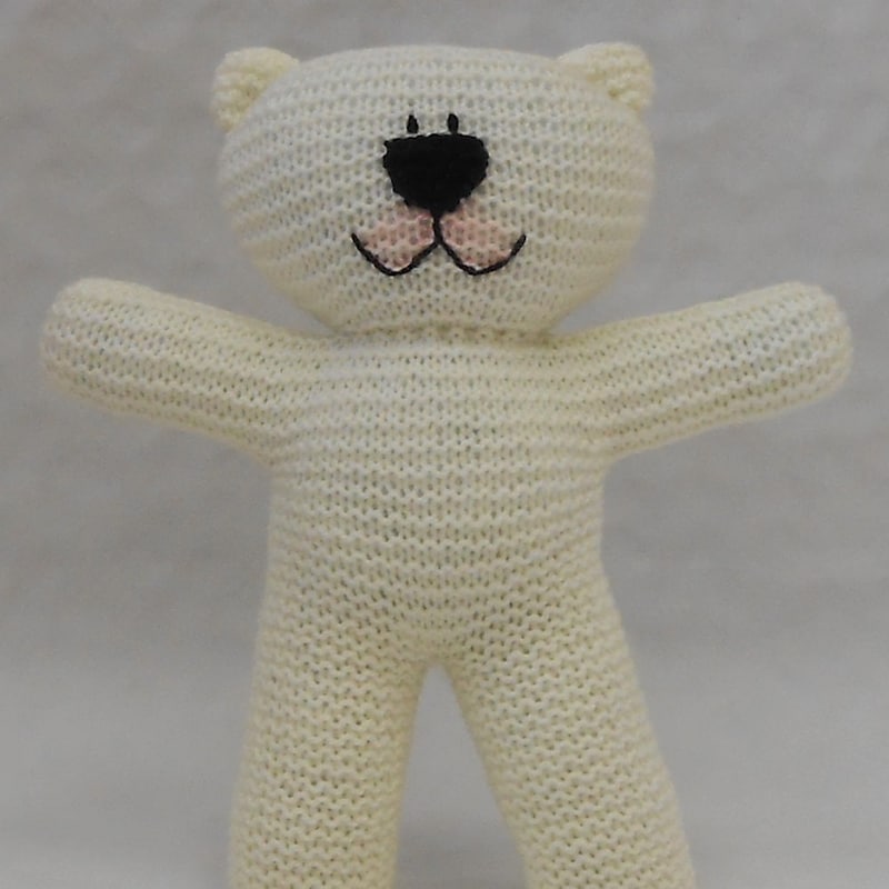 Knit Bear Pattern Etsy