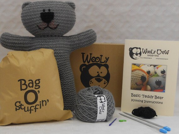 teddy bear knitting kit
