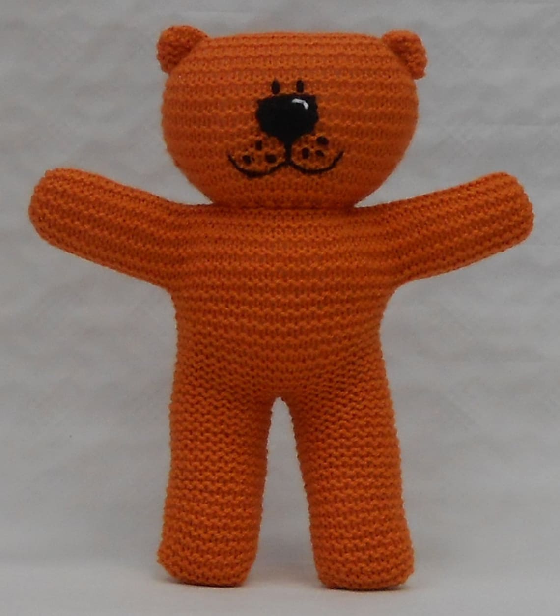 Easy to Knit Teddy Bear PDF Pattern Suitable for Beginner Etsy