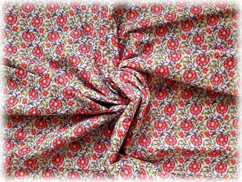 Anokhi Jade Green Cotton Scarf w//Silver Stamping