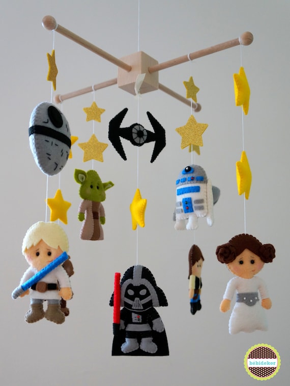 Baby Mobile Star Characters Mobile Galactic Wars Mobile Etsy