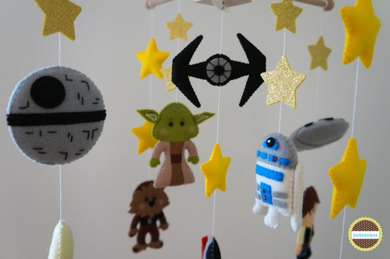 Baby Mobile Star Characters Mobile Galactic Wars Mobile Etsy