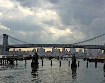 Williamsburg Bridge at Sunset