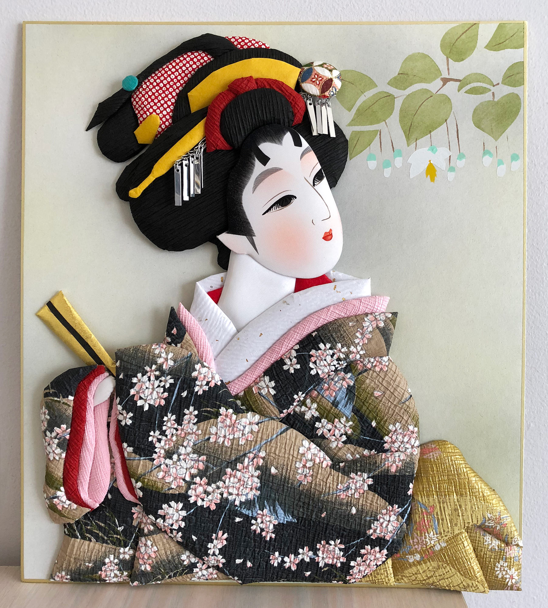Kurimie Geisha Wall Art / Wall Decor Traditional Japanese Etsy