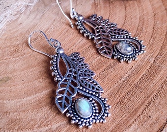 Indian earrings- Labradorite earrings- Boho earring -Gipsy earrings