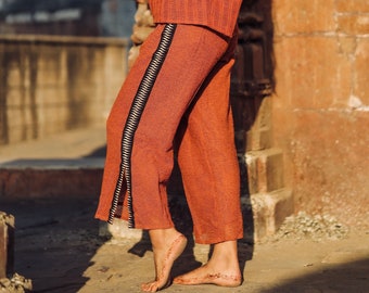 KumKum- Pantalon droit terracotta