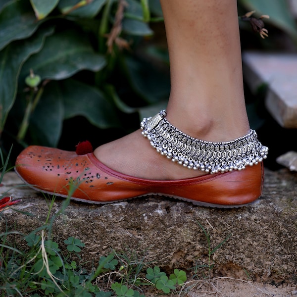 Nuovo!!! cavigliere etniche, catene per caviglie indiane, bracciale per caviglie