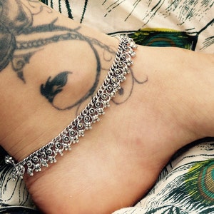 Ankle bracelet - Indian ankle chain - Ethnic anklet