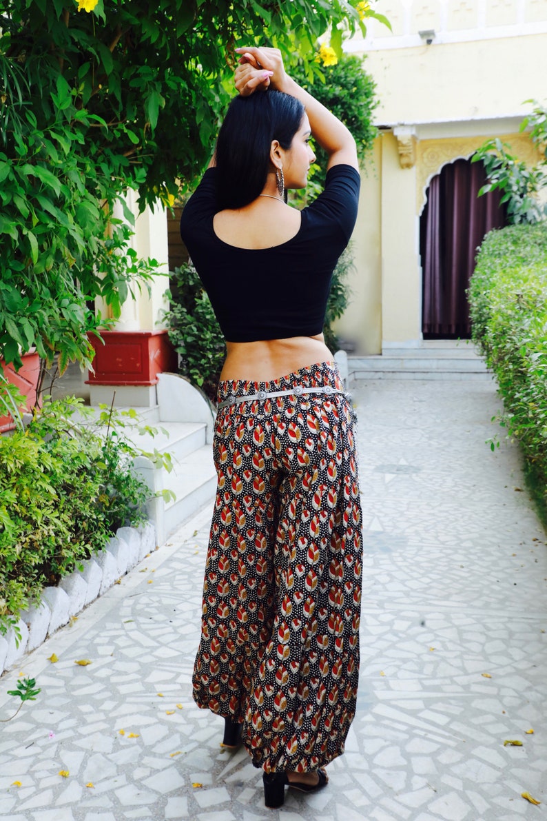 Alladin dots trousers free size boho trousers coton trousers large trousers hippie trousers image 6