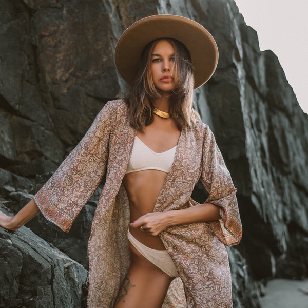 Lady Kimono for summer- light kimono- bohemian kimono