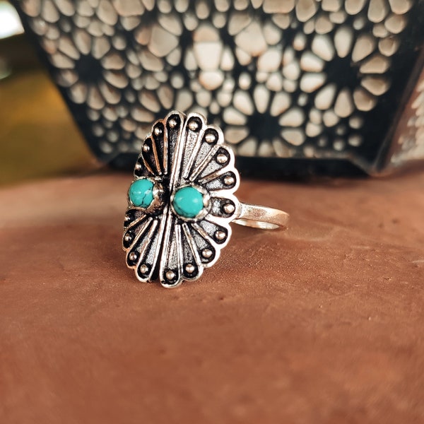 Bague paon -Bague bohème -petite bague argent- cadeau pour elle