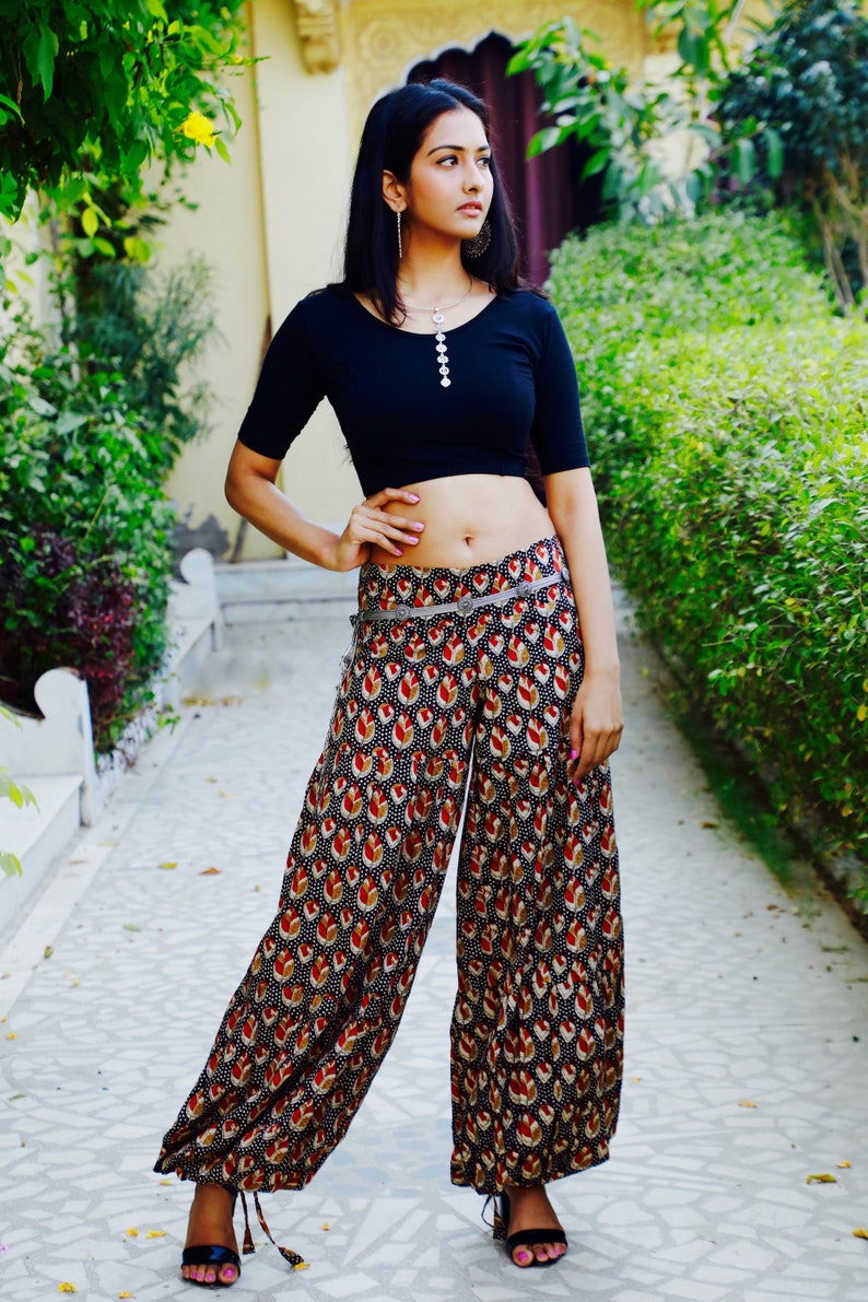 Alladin dots trousers free size boho trousers coton trousers large trousers hippie trousers image 4