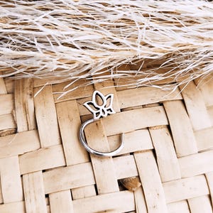 Nose ring/ nose pin silver